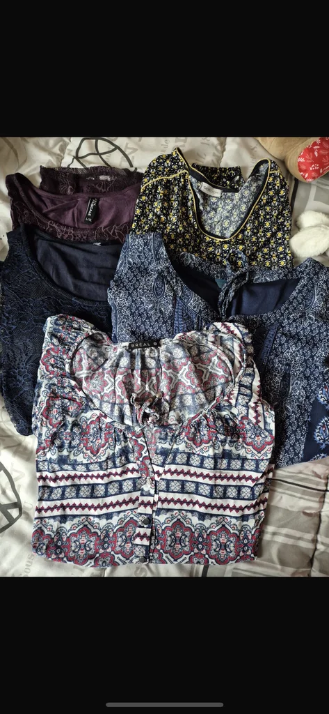 Lot 5 blouses met 3/4 mouwen – photo 2